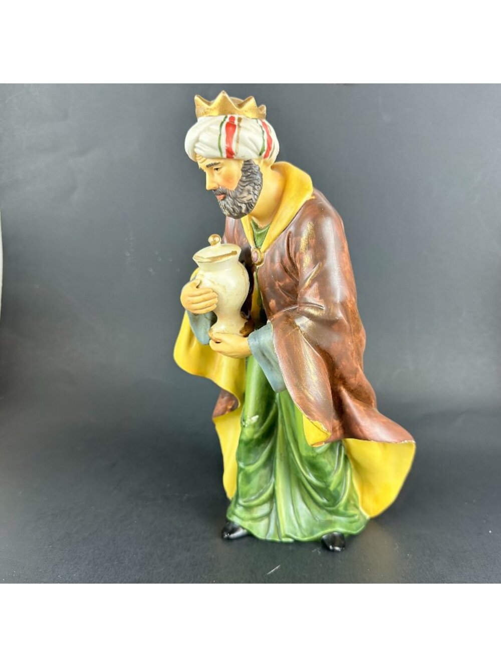 Grandeur Noel Porcelain Nativity Wiseman 9.5" Figurine